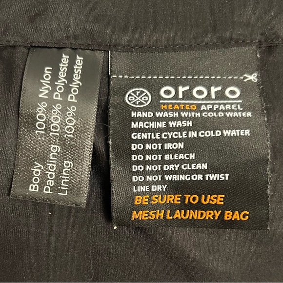 NWOT Women's Black ORORA Heated Puffer Vest - Picture 13 of 13